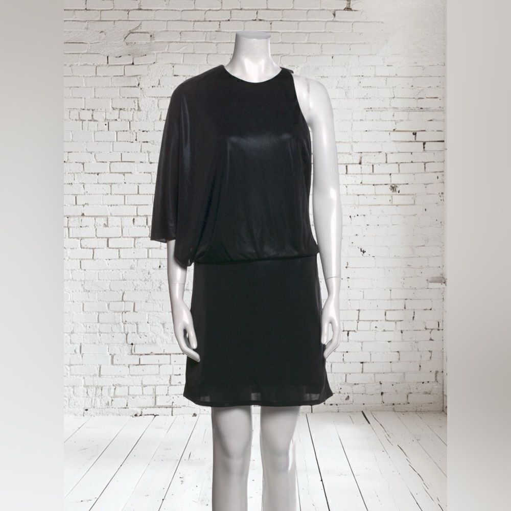 Halston Heritage‎ One Sleeve Black Mini